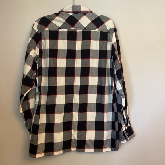 đź’śWrangler Men's Regular Fit ATG Gingham Plaid Button-Down Shirt Sz medium - Picture 4 of 7